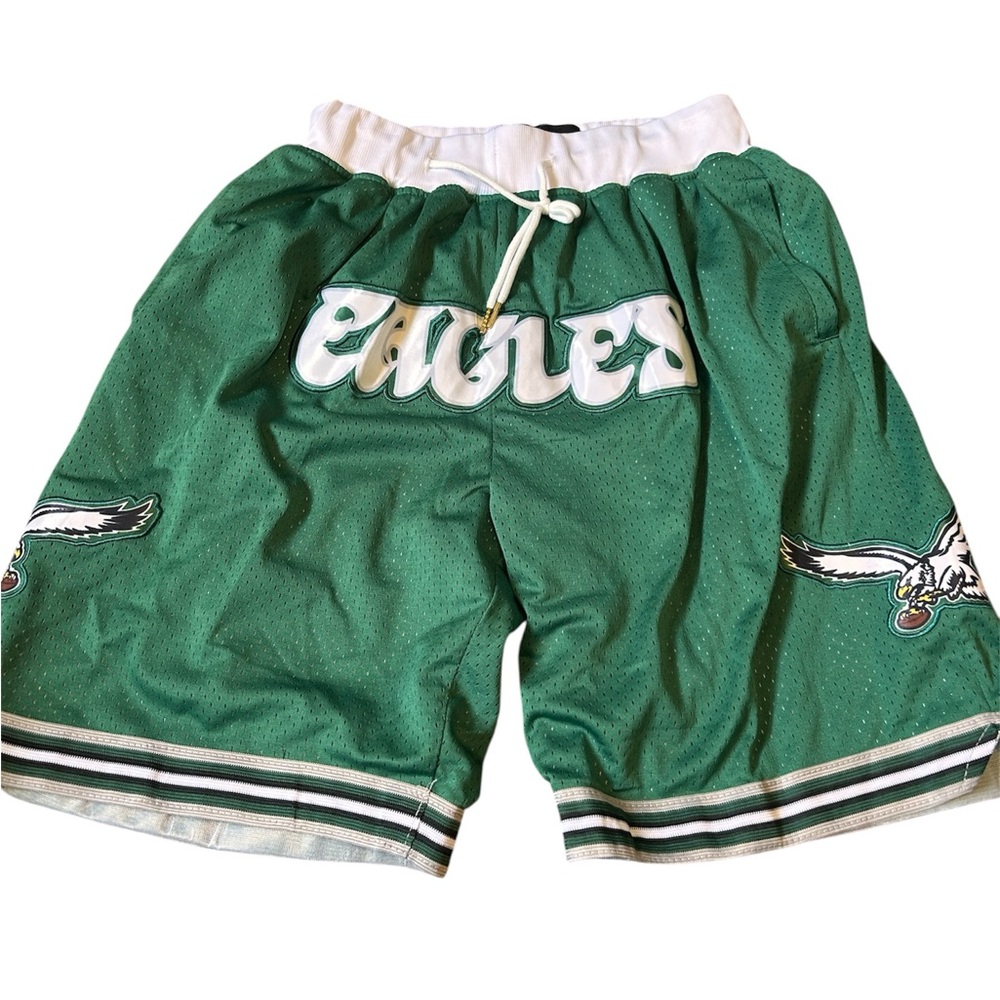 Just Don x Philadelphia Eagles Throwback Kelly Green Mesh Shorts Green Men’s L